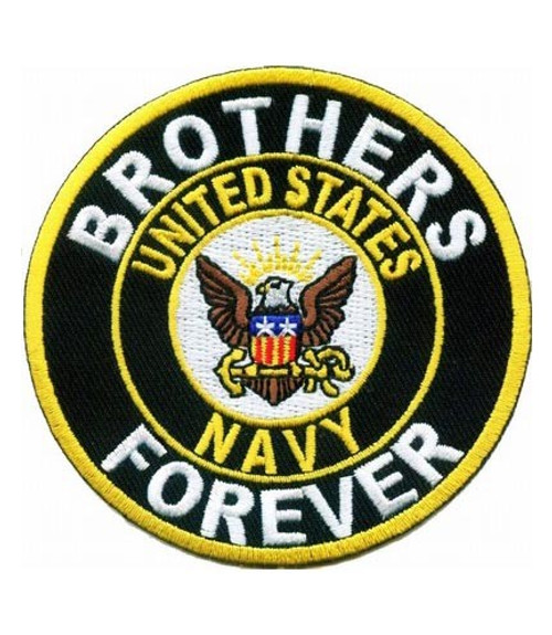Brothers Forever Navy Patch Brothers Forever Navy Patch