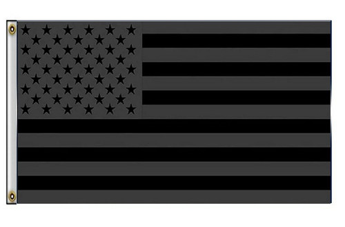 Black & Gray American Flag