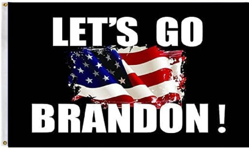 Let's Go Brandon With Wave Flag