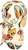 Route 66 Desert Skull Cap on Cream Doorag Route 66 Desert Skull Cap on Cream Doorag