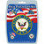 United States Navy Pin & Patch Gift Set United States Navy Pin & Patch Gift Set