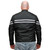 Men's Twin Gray Stripe Textile Jacket Back Men's Twin Gray Stripe Textile Jacket Back
