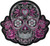 Pink Roses Sugar Skull Patch Pink Roses Sugar Skull Patch
