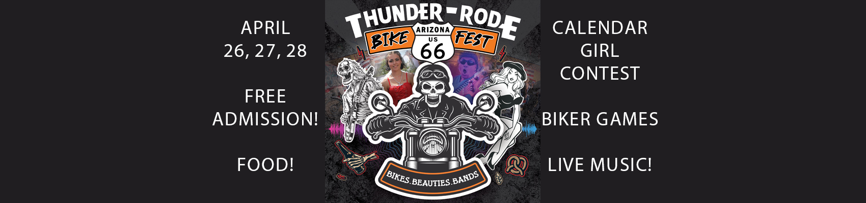 Thunder-Rode BikeFest During Route 66 Bike Week in Arizona