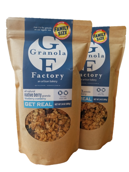 Family Size All-Natural Native Berry Granola (2 Pack)