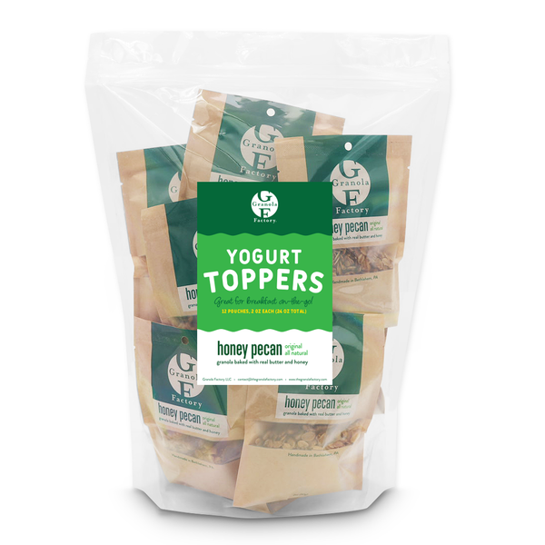 All-Natural Honey Pecan Granola Yogurt Toppers (12 Pack)