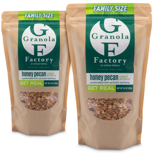 Family Size All-Natural Honey Pecan Granola (2 Pack)