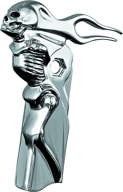 Kuryakyn Zombie Front Shift Arm Cover 82-16 Touring Chrome - 1054