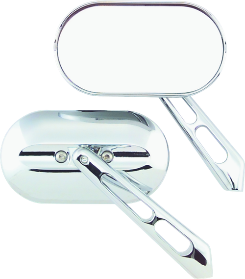 Kuryakyn Magnum Mirrors Small Flat Glass Chrome - 1428