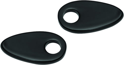 Kuryakyn Fender Strut Cover Plates Gloss Black - 2578