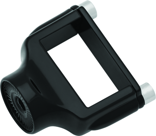 Kuryakyn Side Mount License Plate Holder Clamp 86-22 XL Models Gloss Black - 3119