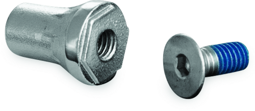 Kuryakyn Replacement Tapered Peg Mount With Screw Chrome - 4376