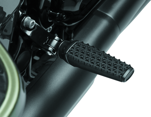 Kuryakyn Thresher Pegs With Adapter Black - 5953