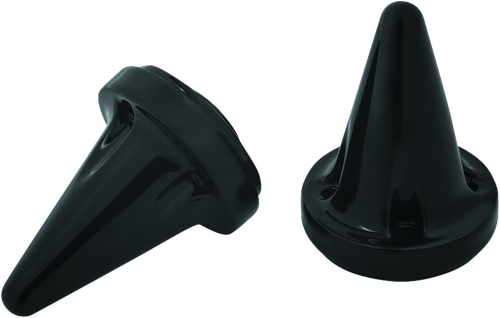 Kuryakyn Stiletto End Caps Grips Black - 6359