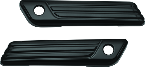Kuryakyn Tri-Line Saddlebag Hinge Covers Gloss Black - 6987