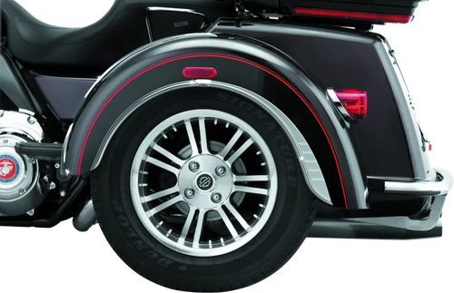 Kuryakyn Rear Fender Flares For Trikes Chrome - 7214 - view 2
