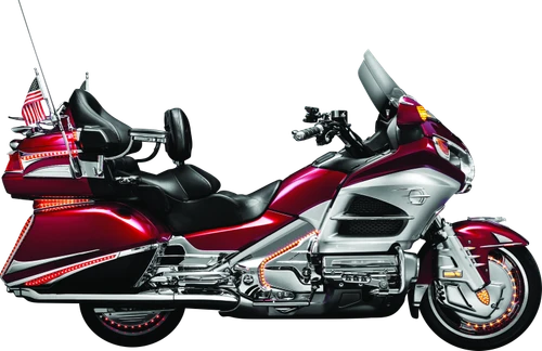 Kuryakyn Deco Eagle Fender Ornament 01-22 Honda GL1800 Chrome - 7333 - view 2