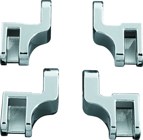 Kuryakyn Driver Floorboard Relocation Brackets For FLST Models Chrome - 7528