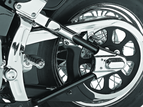 Kuryakyn Boomerang Frame Covers For 00-07 Softail Chrome - 7851 - view 2