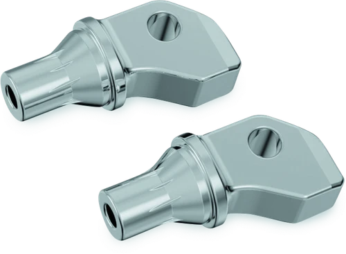 Kuryakyn Tapered Peg Adapters Scout & Octane Chrome - 8835