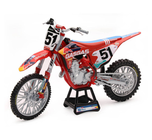 New Ray Toys 1:12 Scale TLD Red Bull GASGAS MC 450F Race Bike (Justin Barcia) - 58303