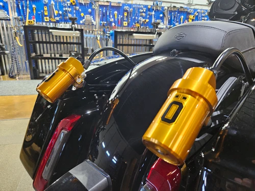 Ohlins Twin Backline 13 Inch Shocks - 2014-24 Harley Davidson FL Touring STX 36 - view 2