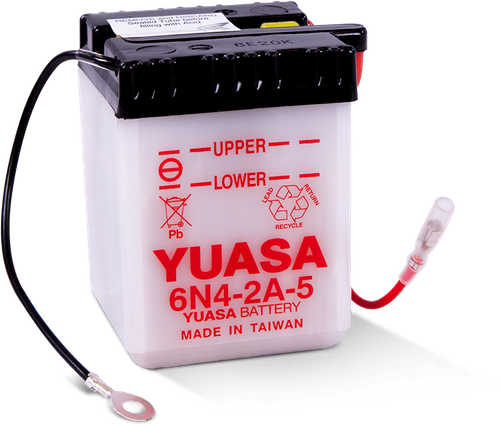 Yuasa 6N4-2A-5 Conventional 6-Volt Battery - YUAM2645A