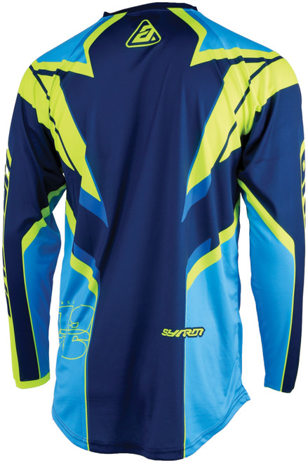 Answer Adult 25 Syncron Envenom Jersey - Blue & Hyper Acid