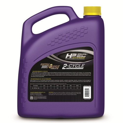 Royal Purple HP 2-C Synthetic 2-Cycle Motor Oil - 1 Gallon back