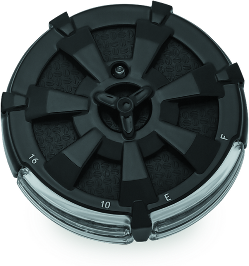 Kuryakyn Alley Cat Fuel & Battery Gauge Gloss Black - 7383