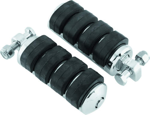 Kuryakyn ISO Peg Large With Male Adapter Chrome (Pair) - 8002
