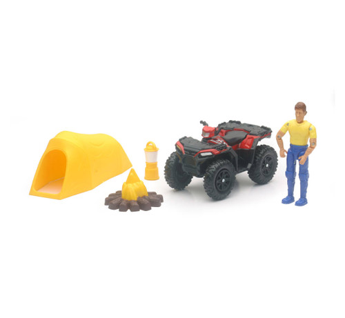 New Ray Toys 1:18 Scale Polaris Sportsman XP 1000 Camping Set - SS-37436