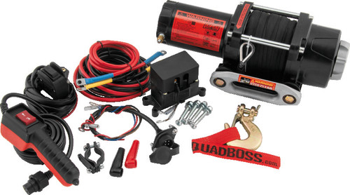 QuadBoss Winch 2500Lb W/Synthetic Rope - 608701