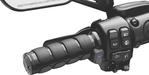 Kuryakyn Heated ISO Grips Throttle-By-Wire Gloss Black - 6472 - view 2