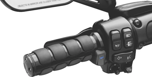 Kuryakyn Heated ISO Grips Dual Cable Gloss Black - 6473 - view 2