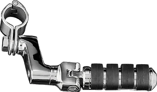Kuryakyn Small ISO Offset Highway Pegs With 1-1/4inch Clamp Chrome (Pair) - 7998