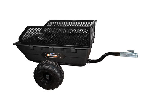 IMPACT IMPLEMENTS™ 1500lb ATV/UTV Utility Trailer with Poly Tub