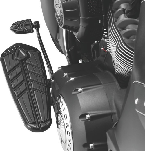 Kuryakyn Spear Driver Floorboard Inserts Satin Black - 5651 - view 2