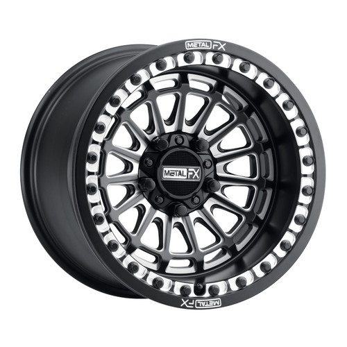 Delta R Beadlock Satin Black Contrast Cut