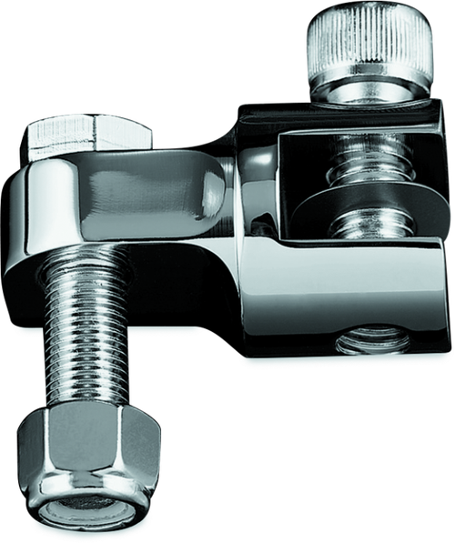 Kuryakyn 1-1/4in Stirrup Heel Rest Extenders Chrome - 8043