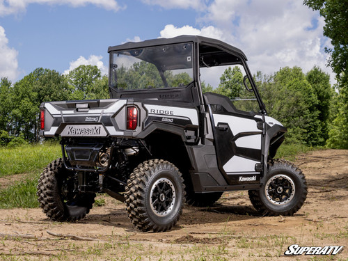 SuperATV Rear Windshield - Kawasaki Ridge - view 2