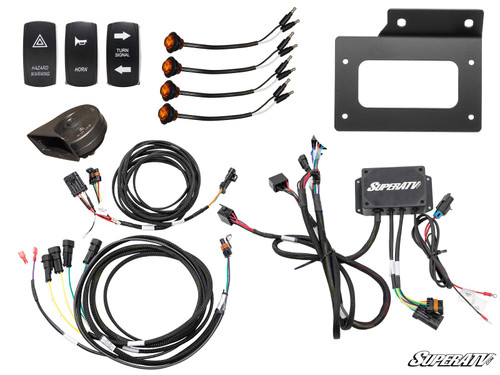 SuperATV Deluxe Plug & Play Turn Signal Kit - Kawasaki Teryx KRX 1000