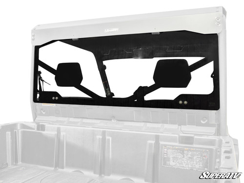 SuperATV Glass Rear Windshield - Can-Am Defender