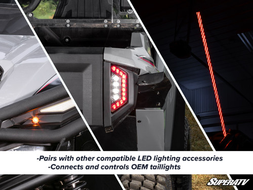 SuperATV Deluxe Plug & Play Turn Signal Kit - 2016+ Yamaha Viking - view 2