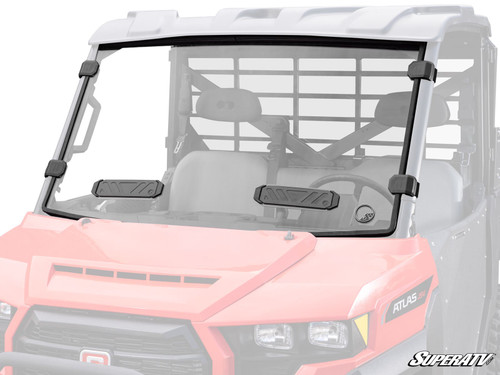 SuperATV Vented Front Windshield - 2023+ Gravely Atlas JSV