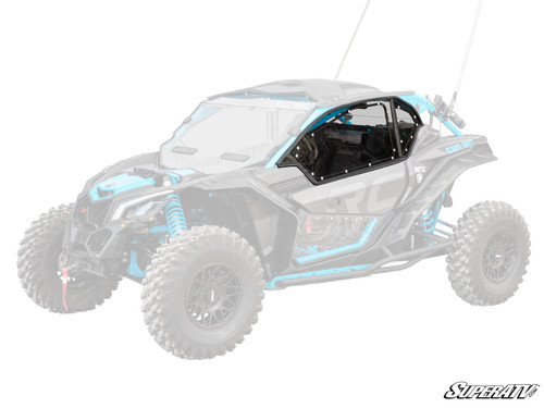 SuperATV Hard Cab Enclosure Upper Doors - Can-Am Maverick X3