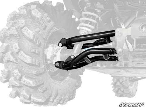 SuperATV Atlas Pro 1.5 Inch Rear Offset A-Arms - Polaris Ranger Kinetic