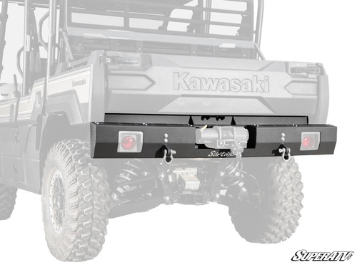 SuperATV Winch Ready Rear Bumper - Kawasaki Mule Pro-DX FX