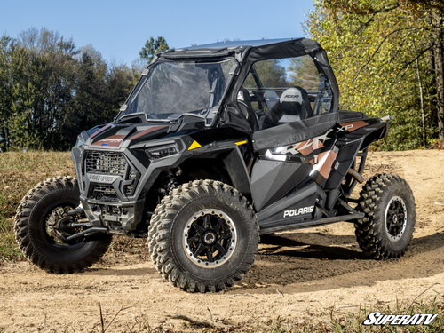 SuperATV Primal Soft Cab Enclosure Upper Doors - Polaris RZR XP Turbo - view 2