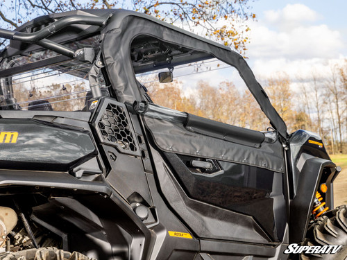 SuperATV Primal Soft Cab Enclosure Upper Doors - 2021+ Can-Am Commander - view 2